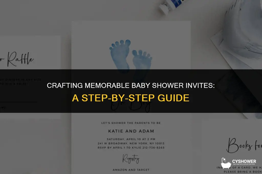 how to create baby shower invitations in photosho