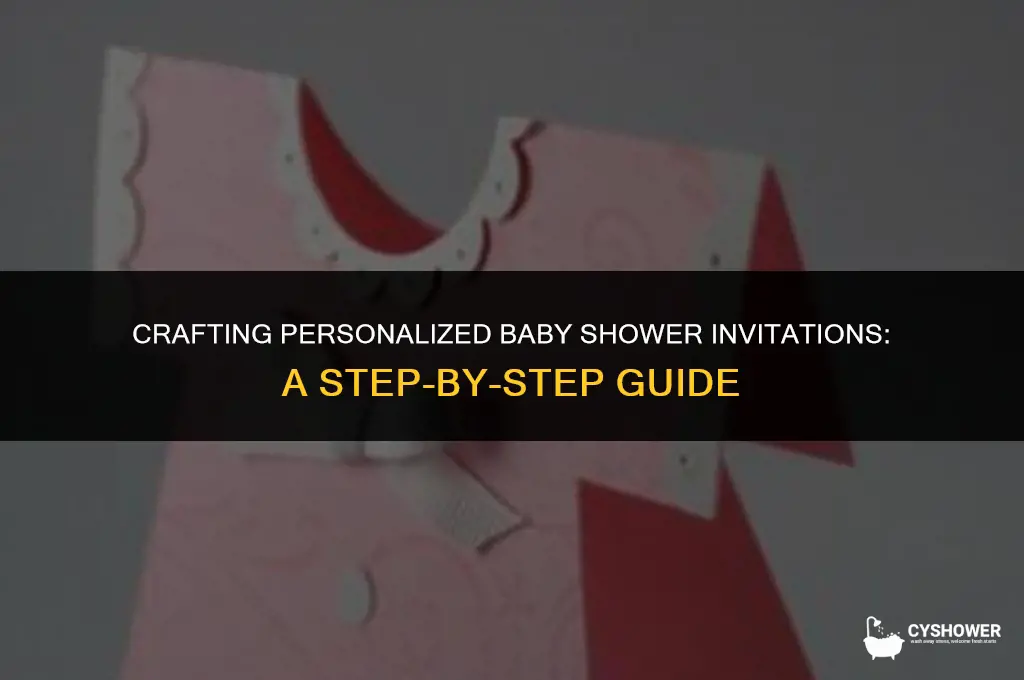 how to create my own baby shower invitations
