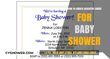 Crafting Personalized Registry Cards for Your Baby Shower Celebration
