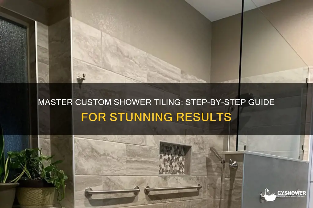 how to custom tile a shower