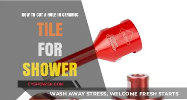 Cutting a Perfect Hole in Ceramic Tile for Your Shower Installation