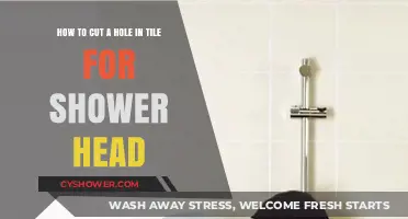 Easy DIY Guide: Cutting a Hole in Tile for Shower Head Installation