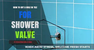 Easy Steps to Cut a Hole in Tile for Shower Valve Installation