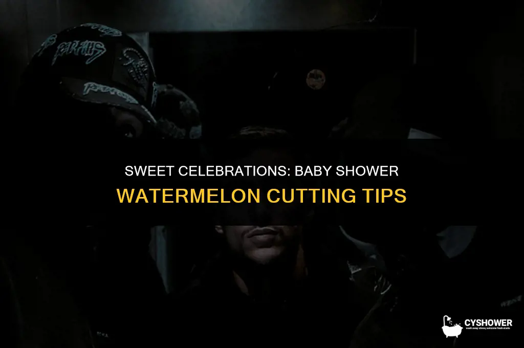 how to cut a watermelon for a baby shower