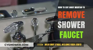 Removing Shower Faucets: A Step-by-Step Guide to Cutting Mortar
