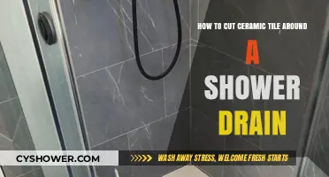 Mastering Ceramic Tile Cuts Around Shower Drains: A Step-by-Step Guide