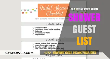Smart Strategies to Trim Your Bridal Shower Guest List Effortlessly