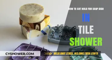 Cutting a Perfect Hold for Your Soap Dish in Tile Showers