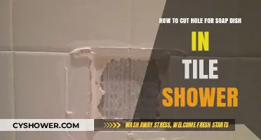 Cutting a Perfect Hole for Your Soap Dish in Tile Showers