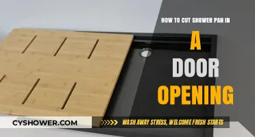 Cutting a Shower Pan to Fit a Door Opening: Step-by-Step Guide