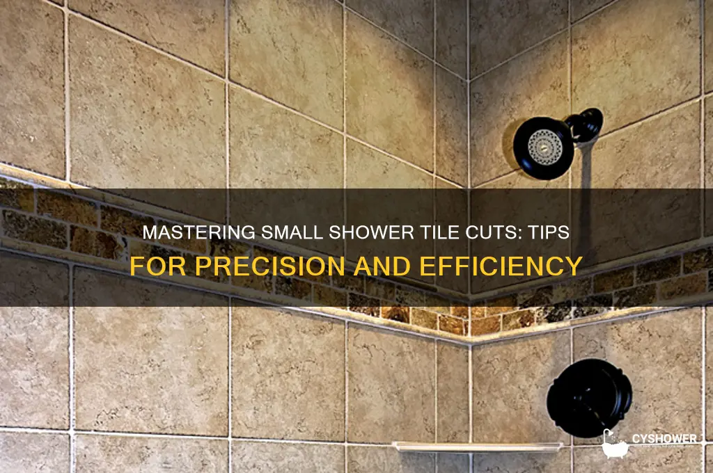 how to cut small shower tiles