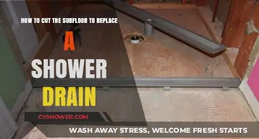 Cutting Subfloor for Shower Drain Replacement: A Step-by-Step Guide