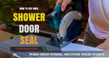 Easy DIY Guide: Cutting Vinyl Shower Door Seal Perfectly