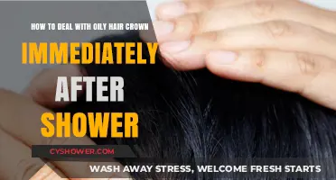 Quick Fixes for Oily Hair Crown Post-Shower: Instant Solutions