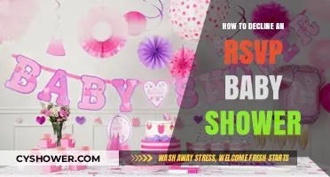 Gracefully Declining a Baby Shower RSVP: A Guide