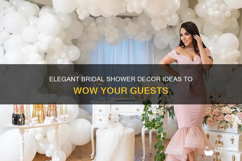 how to decoate for bridal shower