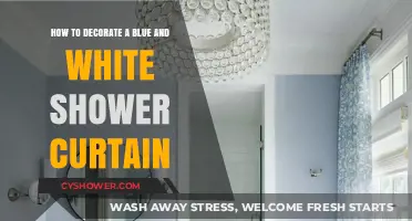 Elegant Blue and White Shower Curtain Decorating Tips and Ideas