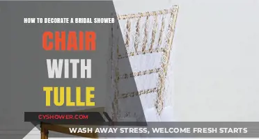 Elegant Tulle Chair Decor Ideas for a Dreamy Bridal Shower