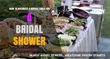Elegant Bridal Shower Buffet Table Decorating Ideas and Tips