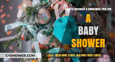 Festive Baby Shower: Christmas Tree Decorating Ideas