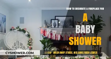 Cozy and Cute: Fireplace Decor Ideas for a Baby Shower