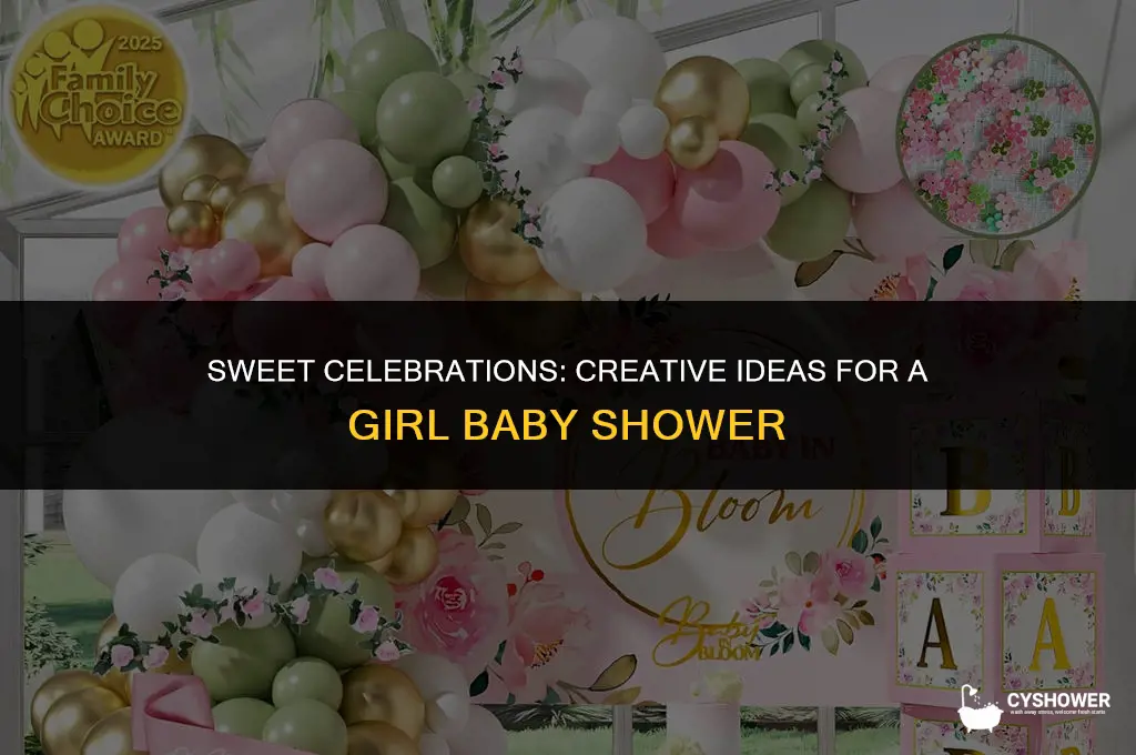 how to decorate a girl baby shower