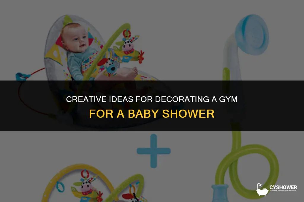 how to decorate a gym for a baby shower