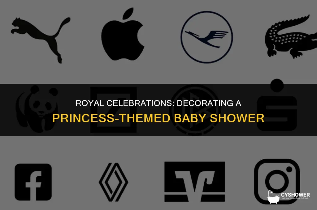 how to decorate a princess baby shower