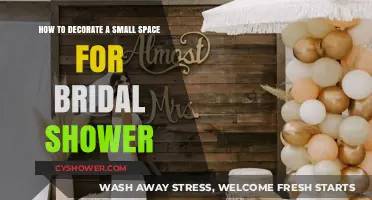 Chic Small Space Bridal Shower Decor Ideas: Maximize Style, Minimize Clutter