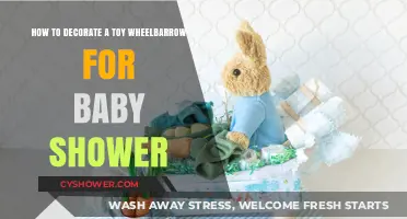 Creative Ideas for Decorating a Toy Wheelbarrow for a Baby Shower