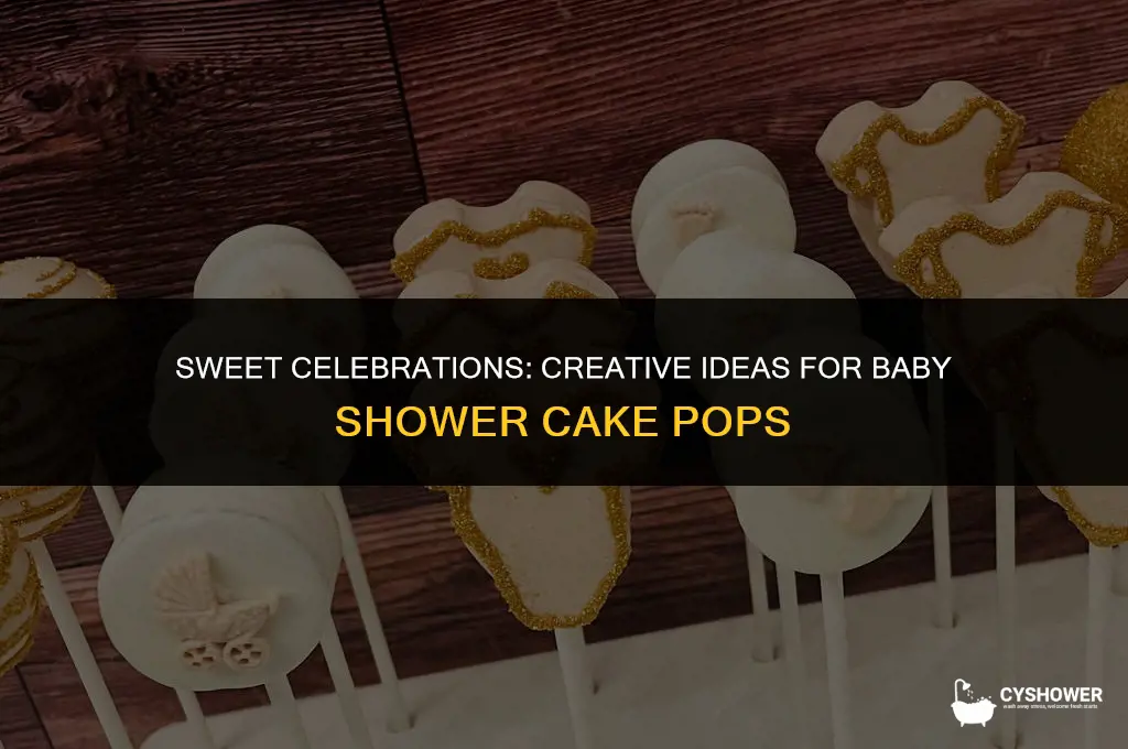 how to decorate baby shower cake pops