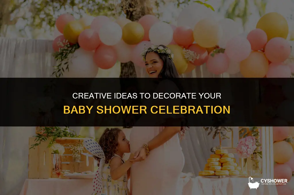 how to decorate baby shower function