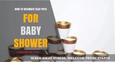 Crafting Memories: DIY Clay Pot Decorations for a Baby Shower