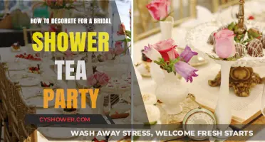 Elegant Tea Party Bridal Shower Decor Ideas & Tips