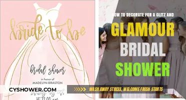 Sparkling Elegance: Glitz and Glamour Bridal Shower Decor Ideas
