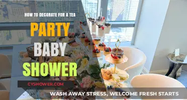 Elegant Tea Party Baby Shower Decorating Ideas