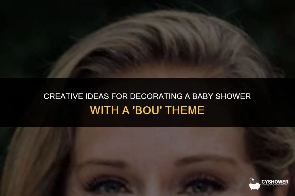 how to decorate for baby shower bou
