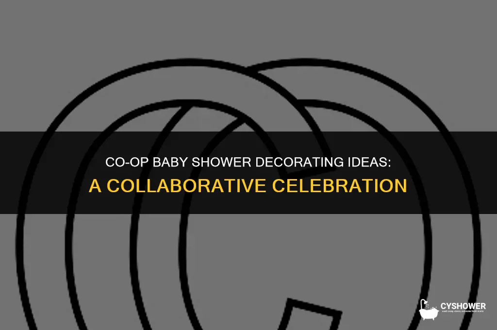 how to decorate for co op baby shower