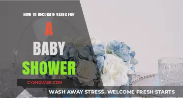 Crafting Memories: DIY Vase Decorations for a Baby Shower