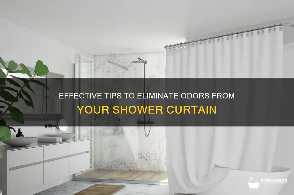how to deodorize a shower curtain