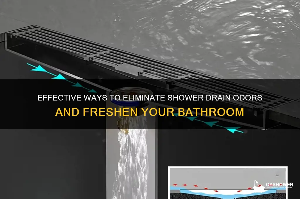 how to deodorize a shower drain