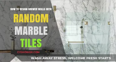 Creative Random Marble Tile Shower Wall Design Tips & Tricks