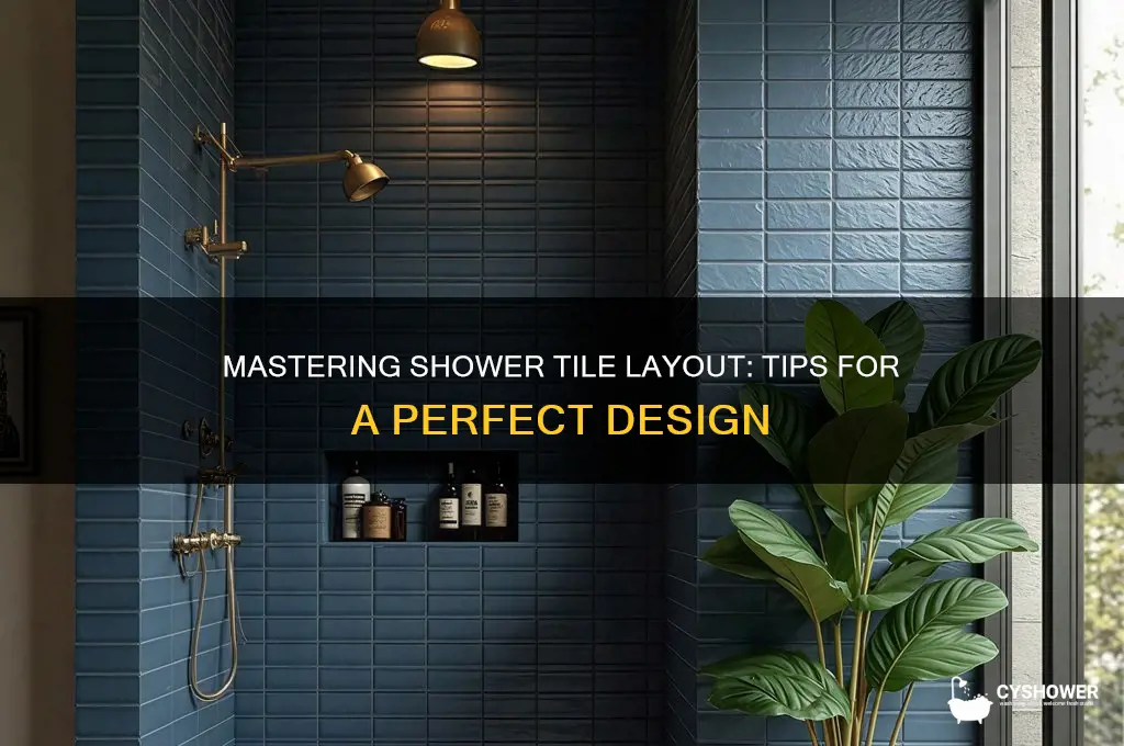 how to determine shower tile layout