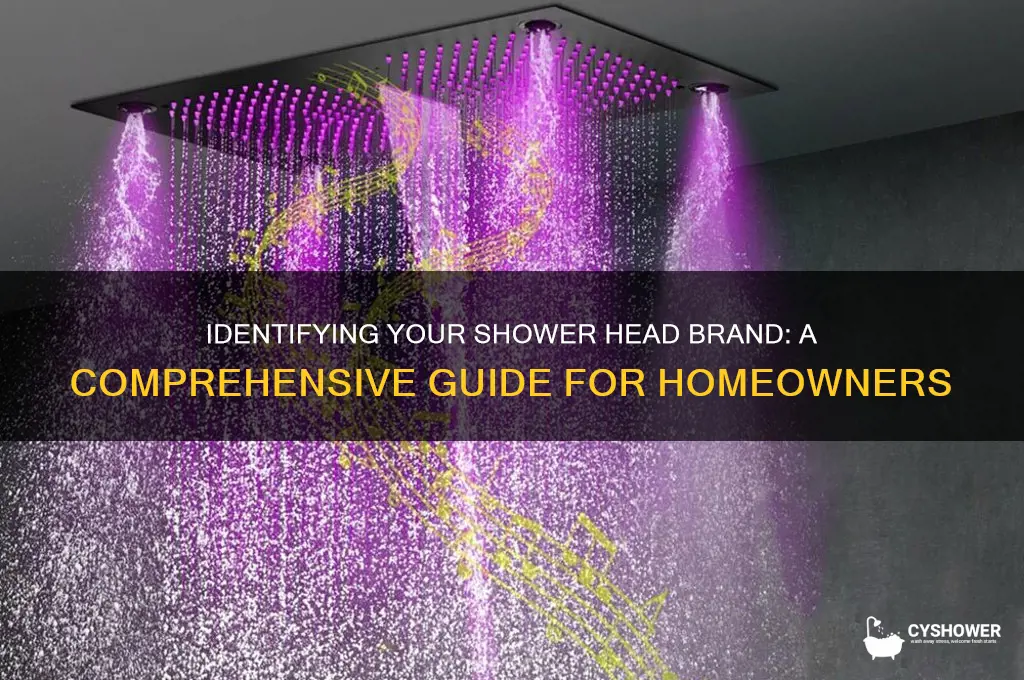 how to determine the brand of shower heads
