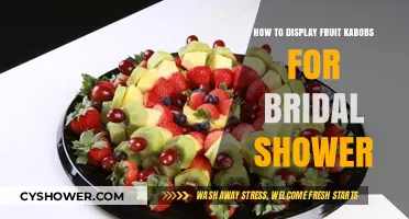 Elegant Fruit Kabob Display Ideas for a Bridal Shower Celebration