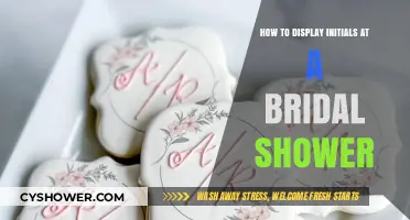 Elegant Ideas for Displaying Initials at Your Bridal Shower Celebration