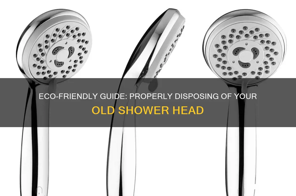 how to dispose of old shower head