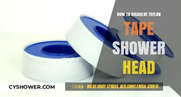 Effective Methods to Dissolve Teflon Tape from Your Shower Head
