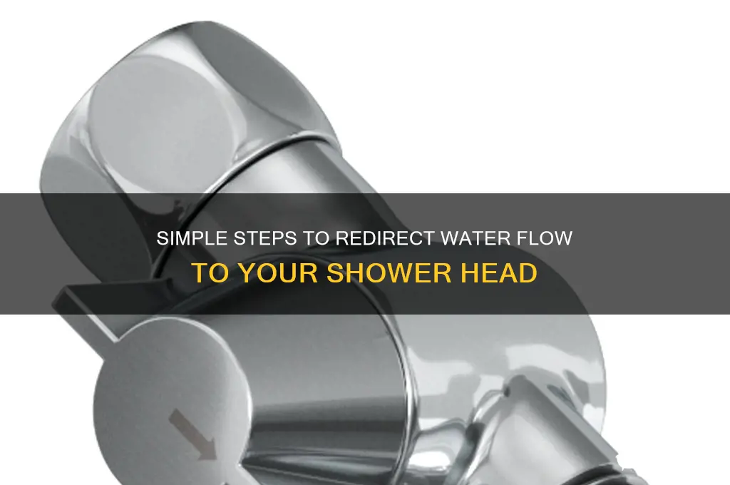 how to divert water to shower head