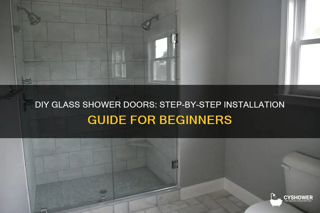 how to diy glass shower doors